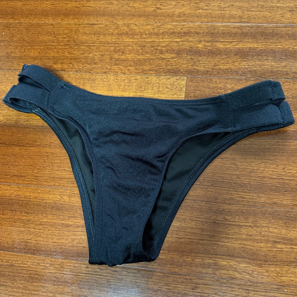 Victoria’s Secret Black Swim Bikini Bottoms